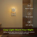 Plug-in LED Backlit Night Light 4 Packs, Motion & Dusk to Dawn Sensor