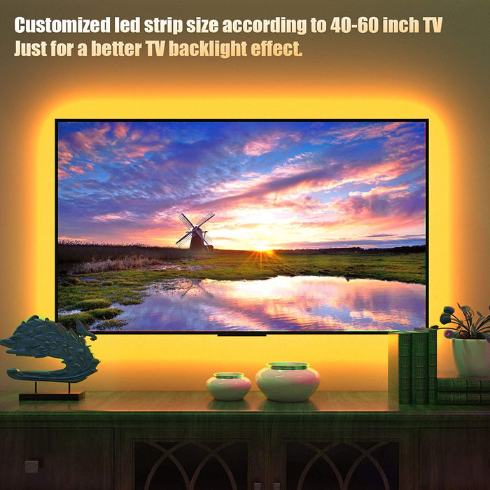 8.2 Ft RGB TV LED Backlight for 40-60 Inch Tvs