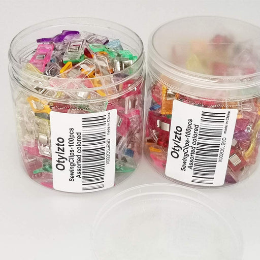 Sewing Clips 100 Pcs Assorted Colors, Quilting Clips for Crafts