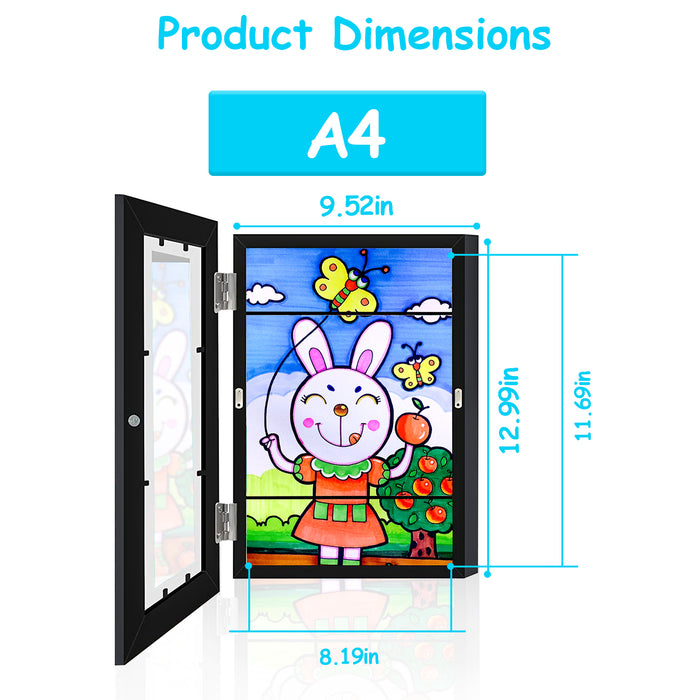 Front-Opening Kids Artwork Display Frame