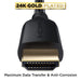 4K HDMI Cable 10 ft | High Speed Hdmi Cables, Braided Nylon & Gold Connectors, 4K @ 60Hz, Ultra HD, 2K, 1080P, ARC & CL3 Rated | for Laptop, Monitor, PS5, PS4, Xbox One, Fire TV, & More
