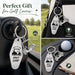 Golf Gifts for Men Retro Motel Golf Cart Keychain Accessories