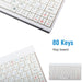 80-Key Mini USB Wired Keyboard with Carry Bag