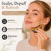Lymphatic Contour Face Brush, Dry Brush Massager for Lymphatic Drainage