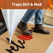 Fall Door Mat, Non Slip Front Porch Pumpkin Welcome Mat 17"x30"