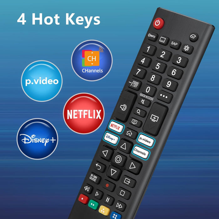 Universal for LG Smart TV Remote Control Replacement (Pack of 2)