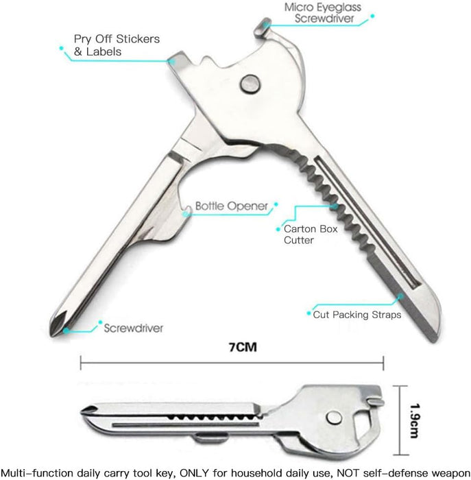 Keychain Multitool Mini EDC Multitool with Bottle Opener