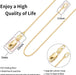 18k Gold Plated 925 Sterling Silver Chain Necklace for Women, 1.1mm Cable Chains Necklace Thin & Dainty & Sturdy Women's Chain Necklaces, 14/16/17/18/20/22/24 Inches