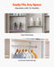 Six-Pack Adjustable Steel Shelf Tracks