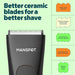 Manscape Groin & Body Hair Trimmer for Men, Electric Pubic Shaver
