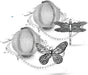 2pcs Tea Infuser,Loose Leaf Tea Steeper Tea Strainer with Charm Handmade Dragonfly Butterfly Pendant Tea Ball Tea Filter