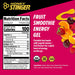 Organic Fruit Smoothie Energy Gel, Gluten Free & Caffeine Free, for Exercise, Running and Performance, Sports Nutrition 
