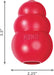 Classic Stuffable Dog Toy, Natural Rubber Chew, for Large Dogs