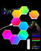 Hexagon LED Light Panels 8 Pack – RGB Wall Decor Lights with Music Sync, App & Remote – Modular Home & Christmas Decor f