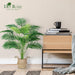 28" Fake Palm Tree, Artificial Floor Plant with Boho Woven Basket