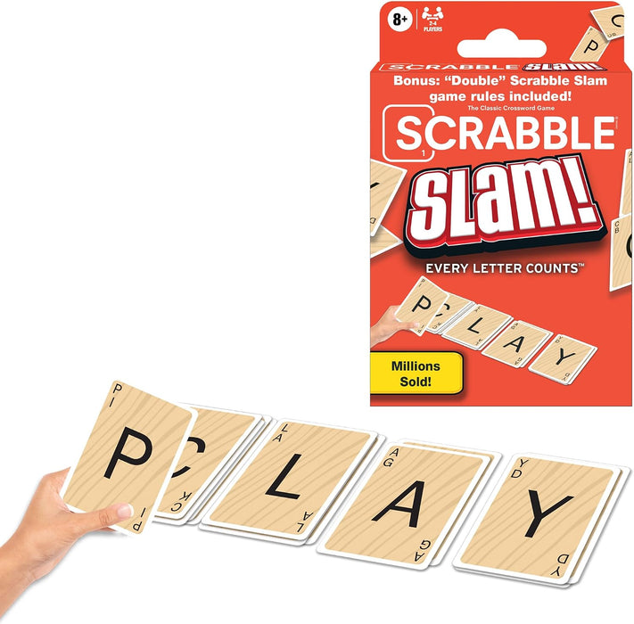 Scrabble Slam, Fast Paced Card Game Version of Scrabble
