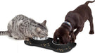 Dog Food Bowls Stainless Steel & Water Dish with No-Spill and Non-Skid, Feeder Bowls with Dog Food Dish for Small Medium