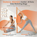 Yoga Stick, Upgraded 5ft Sturdy Steel Mobility Stick, Adjustable Exercise Equipment for Stretching, Flexibility & Balanc