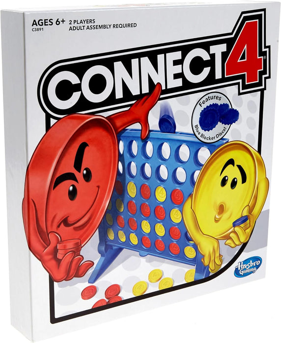 Connect 4 Strategy Board Game for Ages 6 and Up (Amazon Exclusive)