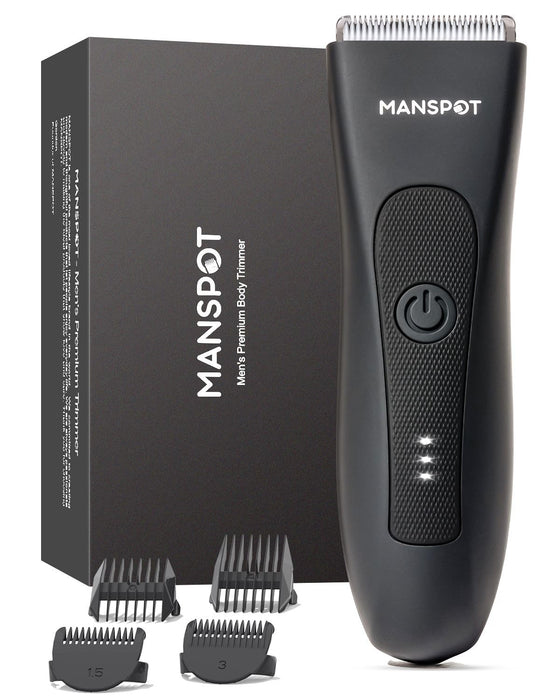 Manscape Groin & Body Hair Trimmer for Men, Electric Pubic Shaver
