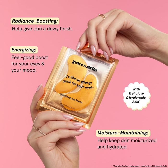 Award Winning Under Eye Mask - Teen Gifts, Gel Eye Patches for Dark Circles, Puffy Eyes, Wrinkles, Undereye Bags, Travel