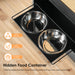 Elevated Pet Feeding Station with Storage