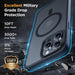 Magnetic for iPhone 12/12 Pro Case (Compatible with MagSafe) Military-Grade Protection, Shockproof, Anti-Fingerprint Tra
