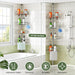 Corner Shower Caddy Tension Pole 4 Tier Rustproof Shampoo Organizer
