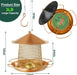 Bird Feeder, Wild Bird Feeders, Metal Lantern-Shaped