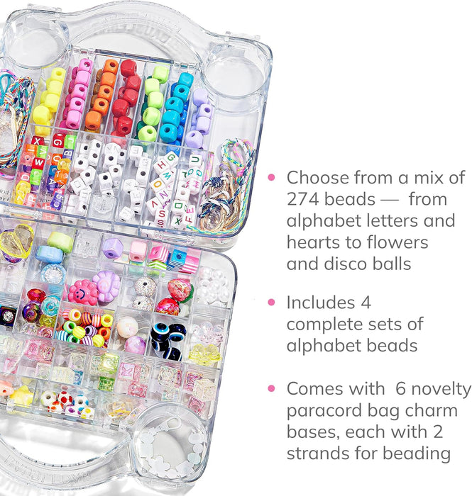 Ultimate DIY Bag Charm Kit | Oprah’s Favorite Things | Great for a Gift, Party, or Family Activity | Keychain Jewelry Making Kit with Beads | DIY Customizable Crafts for All Ages