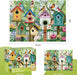 Colorful Birdhouses & Vibrant Birds 500 Piece Jigsaw Puzzle, Family Game