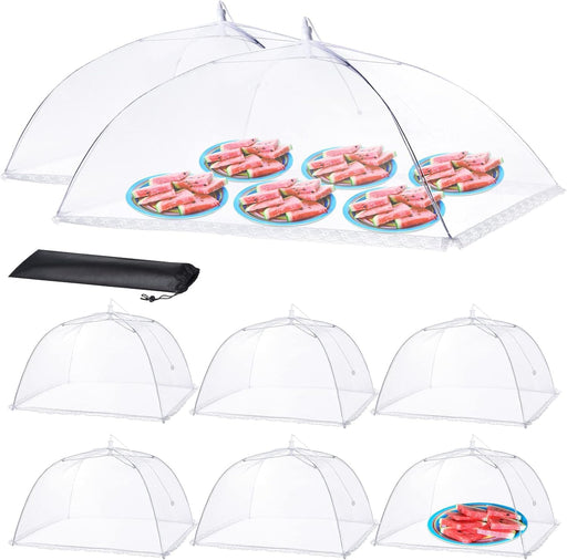 Food Covers for Outside Mesh, Food Nets for Outdoors, 8 Pack