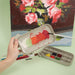 Paint Brush Cleaner, Paint Brush Holder with Palette, Grey