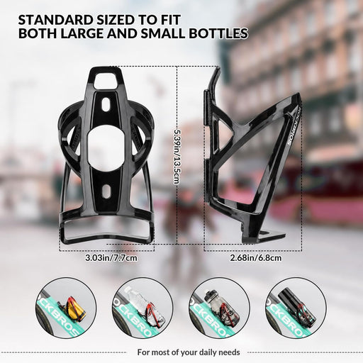 Bike Water Bottle Holder Ultralight Bottle Cages with Screws Tool