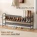 3-Tier Long Shoe Rack for Closet Metal Shoe Organizer for Entryway, Wide Stackable Shoe Storage Shelf with Sturdy Wire G