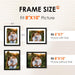 8x10 Picture Frame Set of 2, Photo Frame with HD Plexiglass, Display Pictures 5x7 with Mat or 8x10 Without Mat Multi Pic