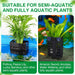 2026 Latest Upgraded Aquarium Plant Holder Adjustable Height with Extendable Hook and Suction Cup for Fish Tank Aquaponic Plant Cultivation and Aquascape Accessories Decorations (2 Pack)