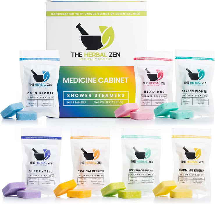 Shower Steamers Aromatherapy Pure Essential Oils - 14 Pack