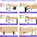 No Drill Under Desk Cable Management Tray, 36 inch Cable Management
