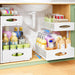 Under Sink Organizer, 2-Pack Pull Out Cabinet Organizer 2 Tier Metal Slide Out Storage Shelf Rack, L-Shaped Adjustable H