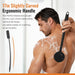 Silicone Back Scrubber for Shower, 17in Lengthen Long Handle Body Brush, Double Sided Shower Brush for Shower Exfoliatin