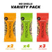 No Shells, 3 Flavors Mixed Variety Pack of 9 (0.75 Ounce), Roasted & Salted Nuts (4), Chili (3), Honey (2), Protein Snacks, Gluten Free, Healthy Snacks Variety Pack for Adults
