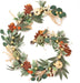6ft Fall Garland for Mantle with Pumpkins