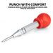 02638A 5-Inch Automatic Center Punch, Adjustable Impact Tool