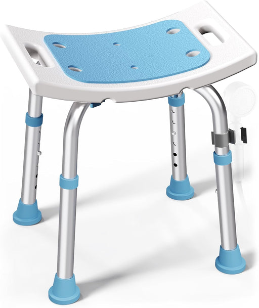 Shower Chair for Inside Shower, Adjustable Height Shower Stool