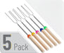- Marshmallow Roasting Sticks, 32”, 5 Pack, Dark Brown
