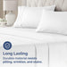 King Pillow Cases Set of 2 - Ultra Soft Cozy Pillowcase Covers - White