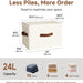 Fabric Storage Bins with Lids, Closet Storage Bins