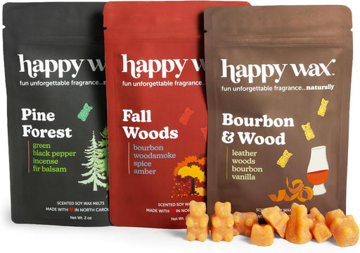 Fall Scented Soy Wax Melts 6oz Variety Pack - Autumn Woods Mix