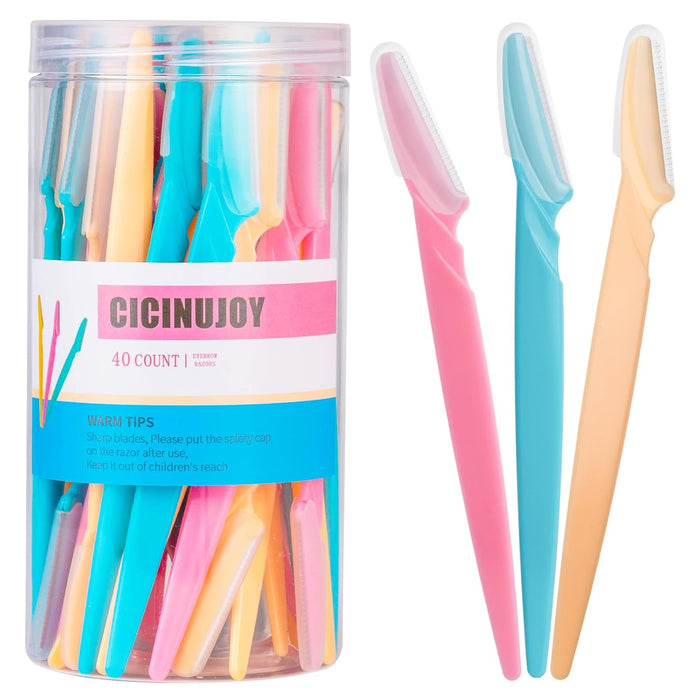 Facial Eyebrow Razor, Precision Hair Removal Tool (Multicolor)